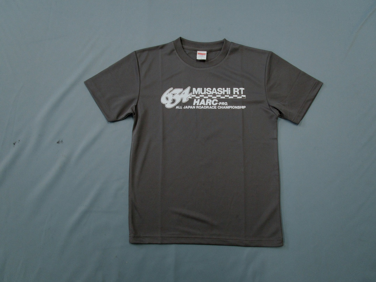 MuSASHi RT HARC-PRO dry t-shirt Charcoal gray